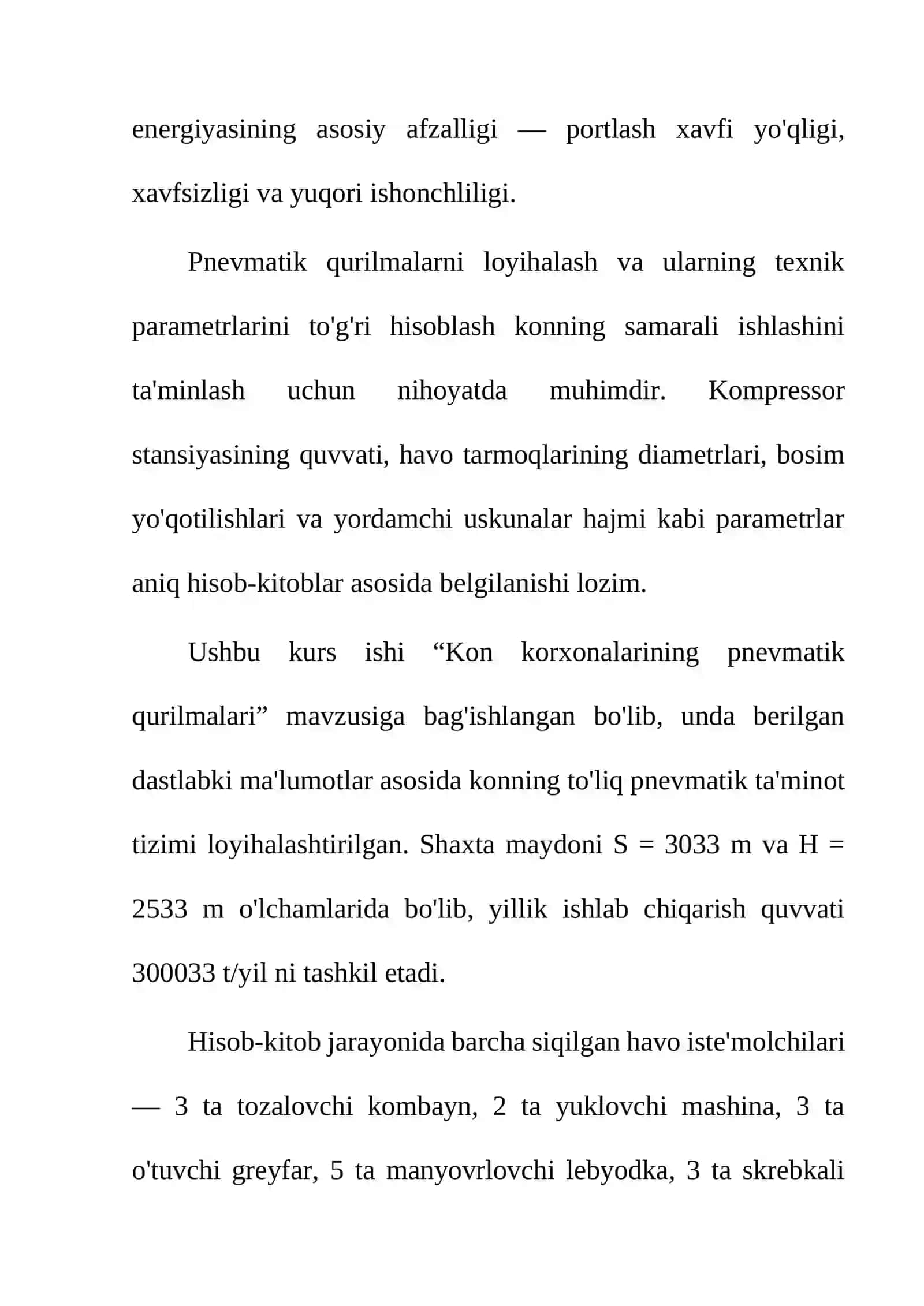 Shaxtada bosh kompressor qurilmasi haqida umumiy ma'lumot 4