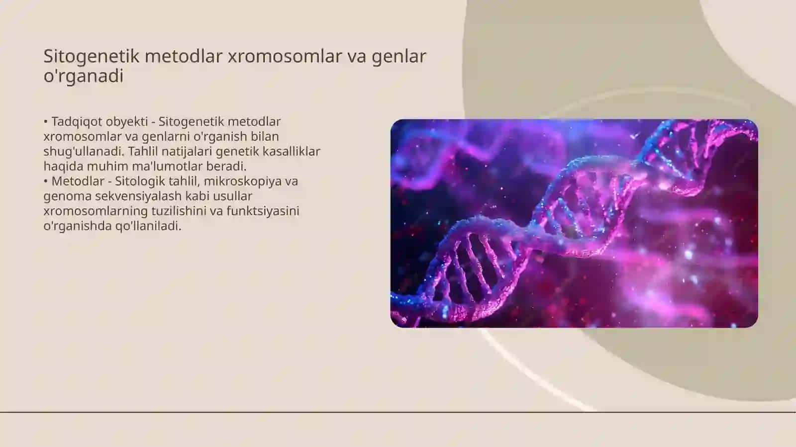 Odum genetikasi metodlari 4