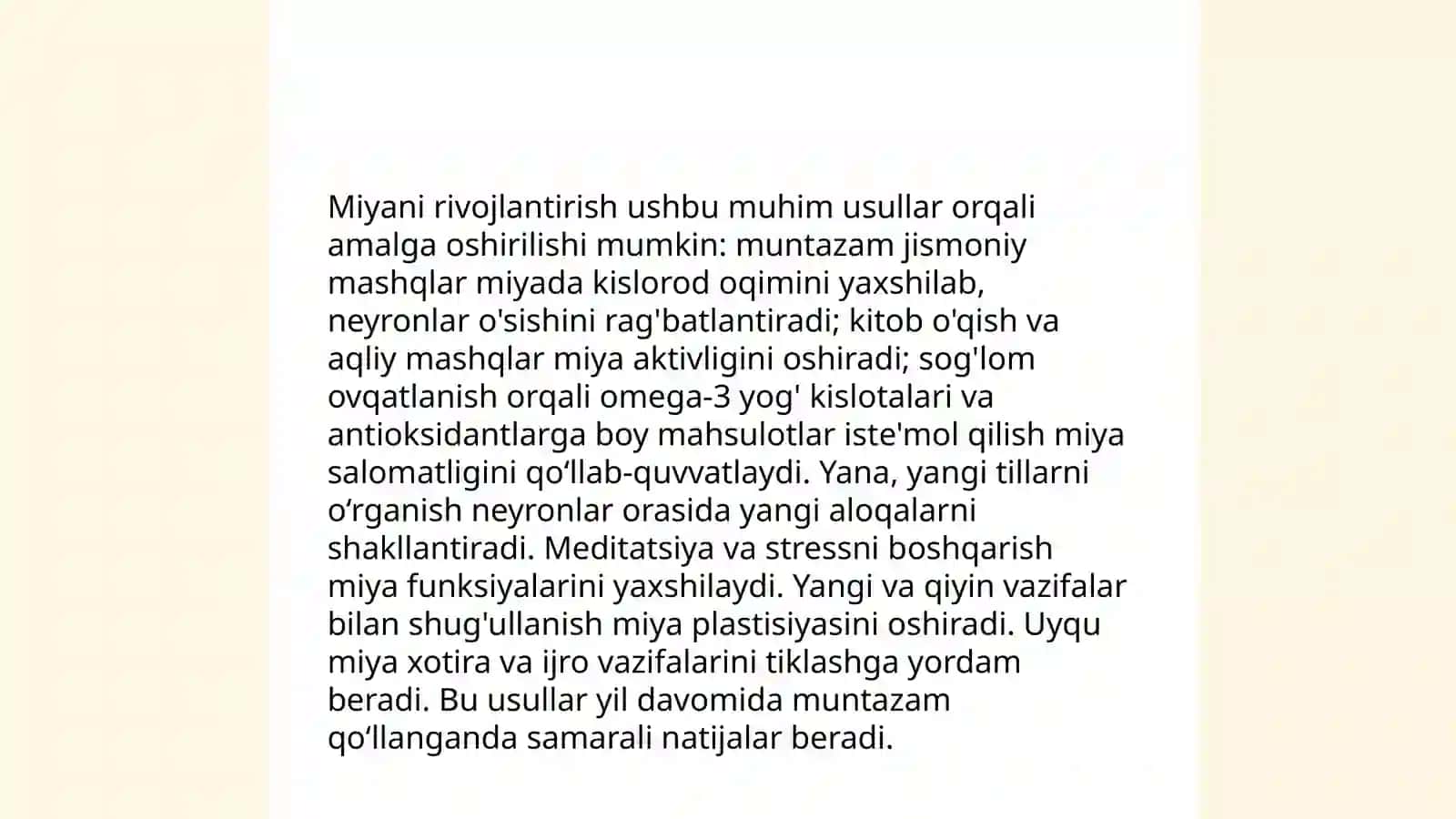 Miyadagi psixik jarayonlar 4