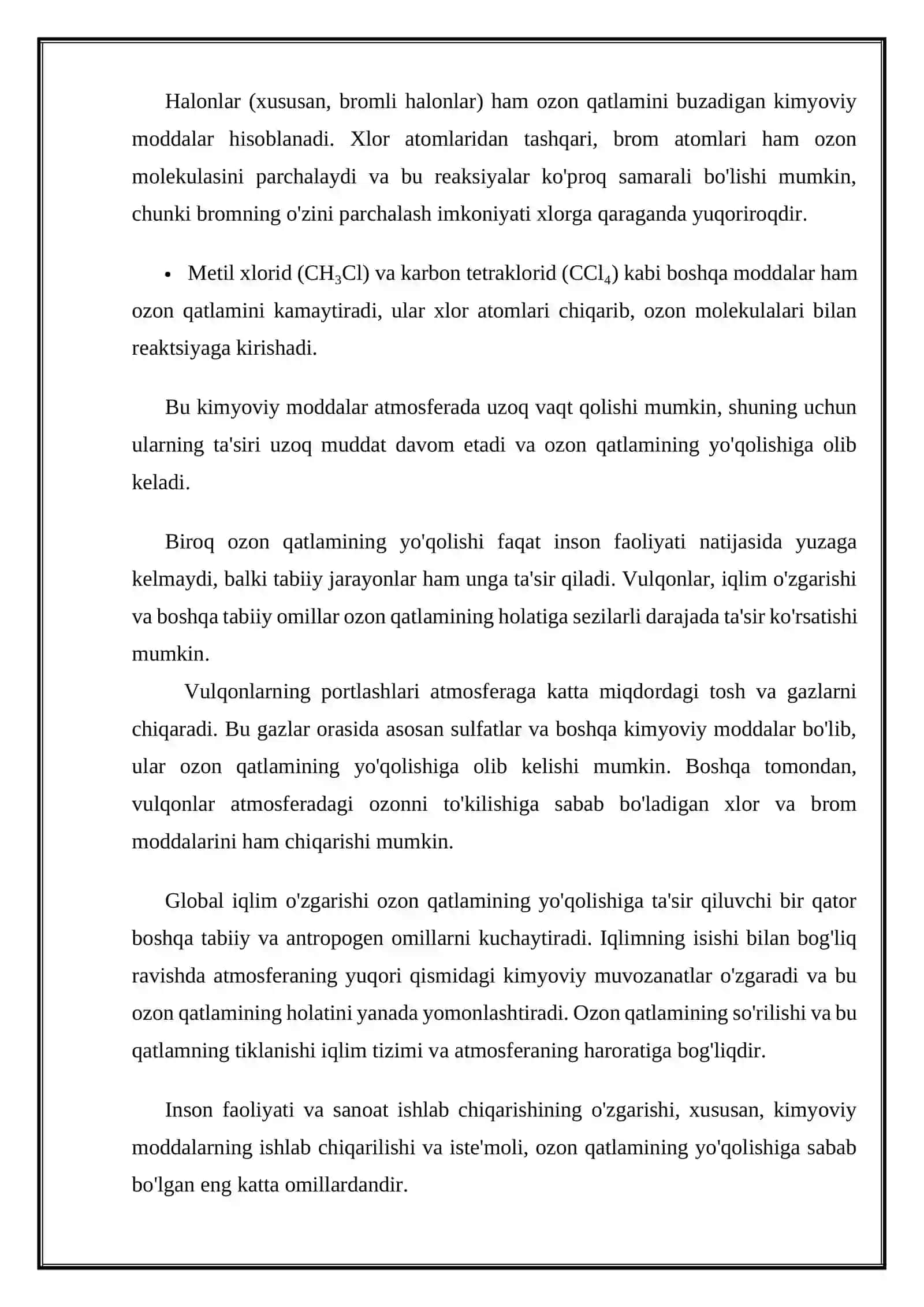 Ozon tuynugi yo'qotish yo'llari 4