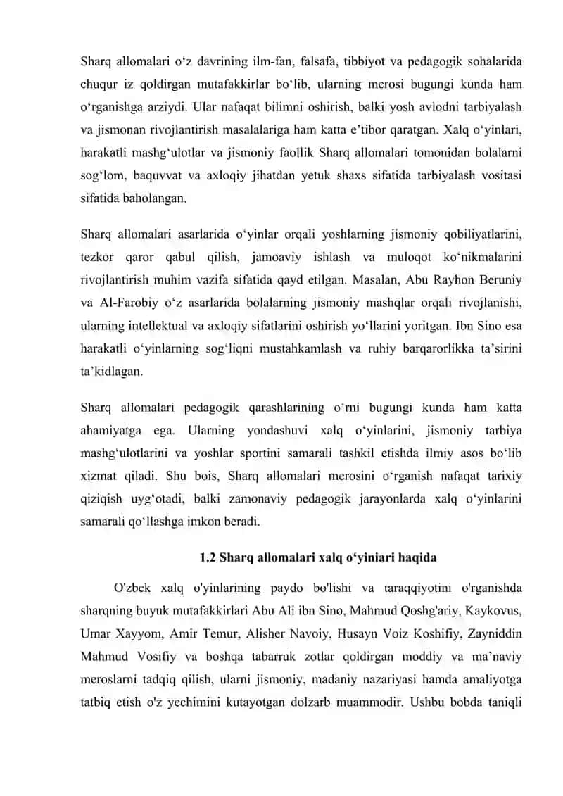 Sharq allomalarining xalq o'yinlari 4