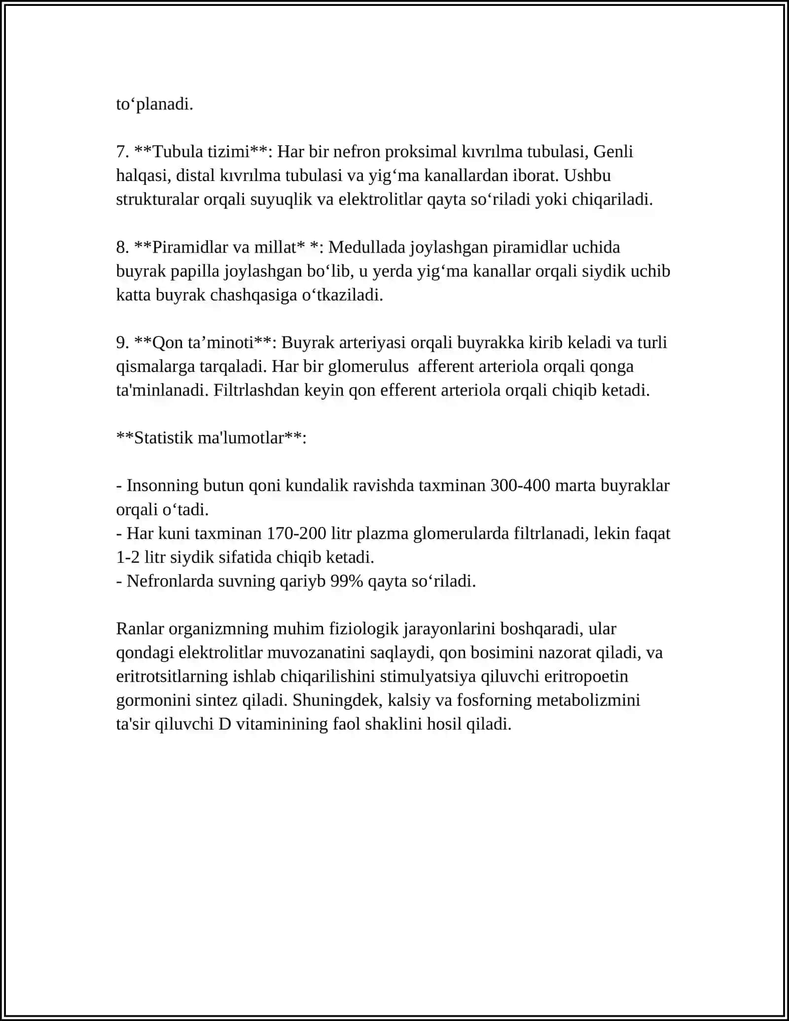 Raning tuzilishi va anatomiyasi 4
