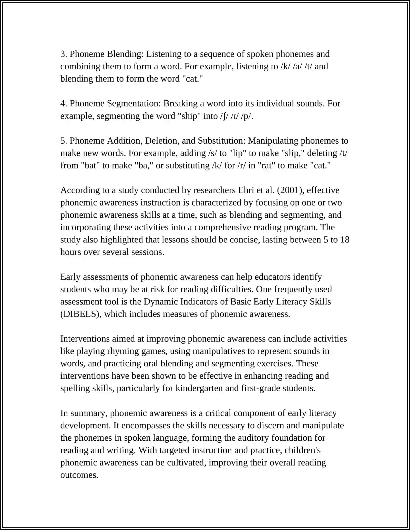 IDEAS TO HELP WITH READING 4