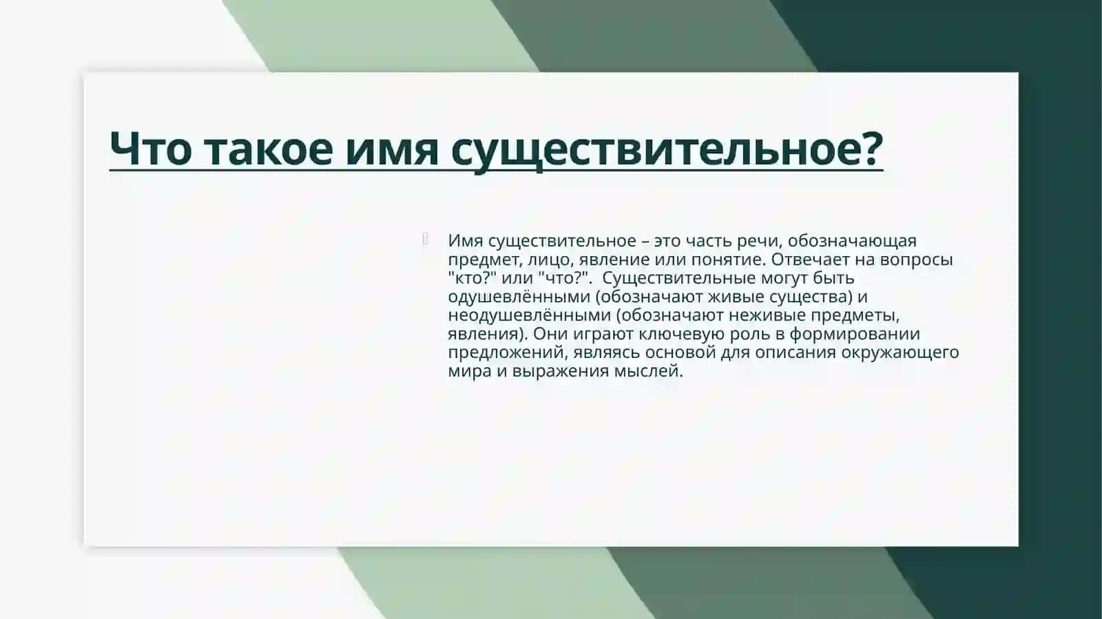 Имя существительное 4