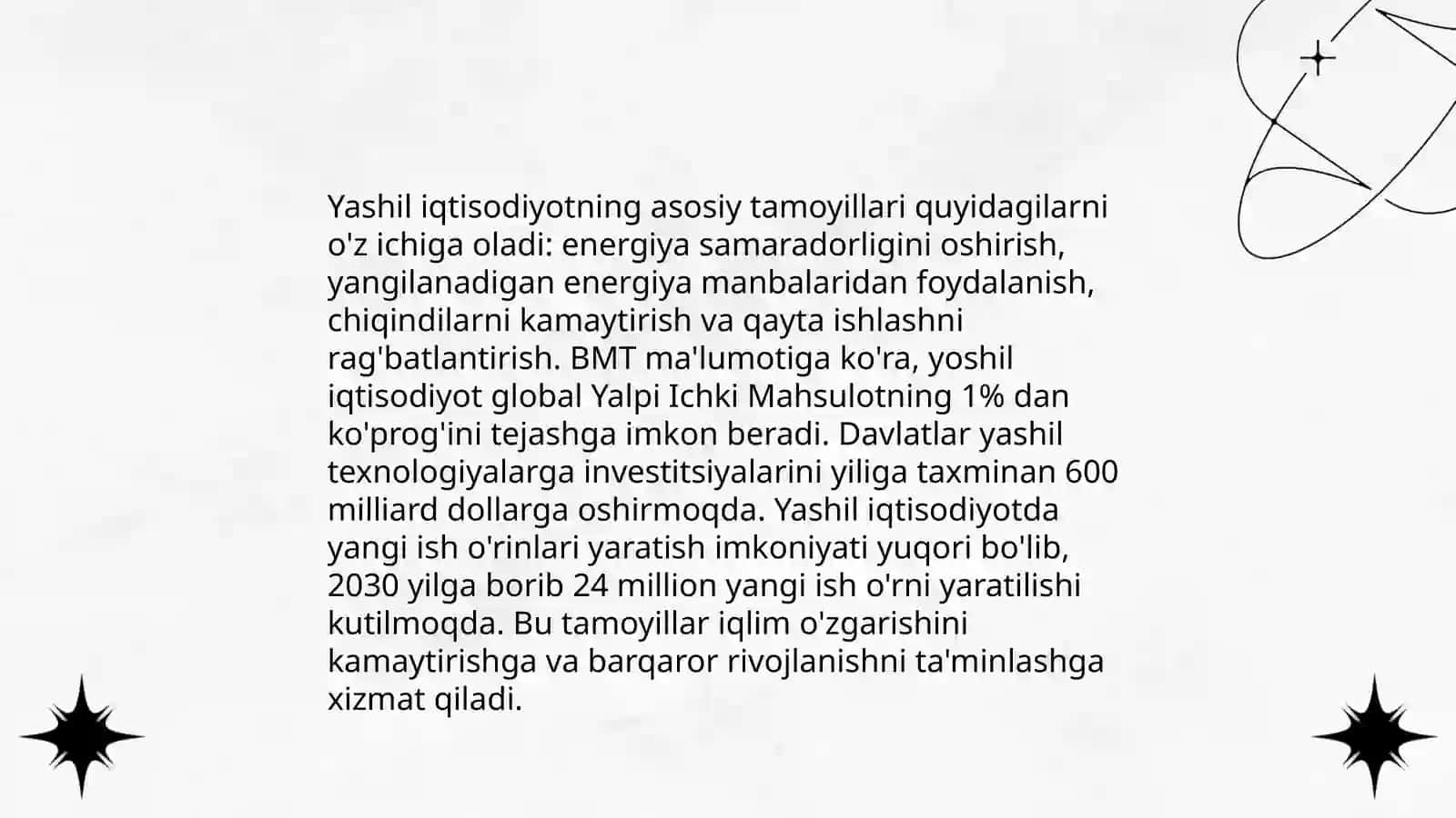 Yashil iqtisodiyot 4