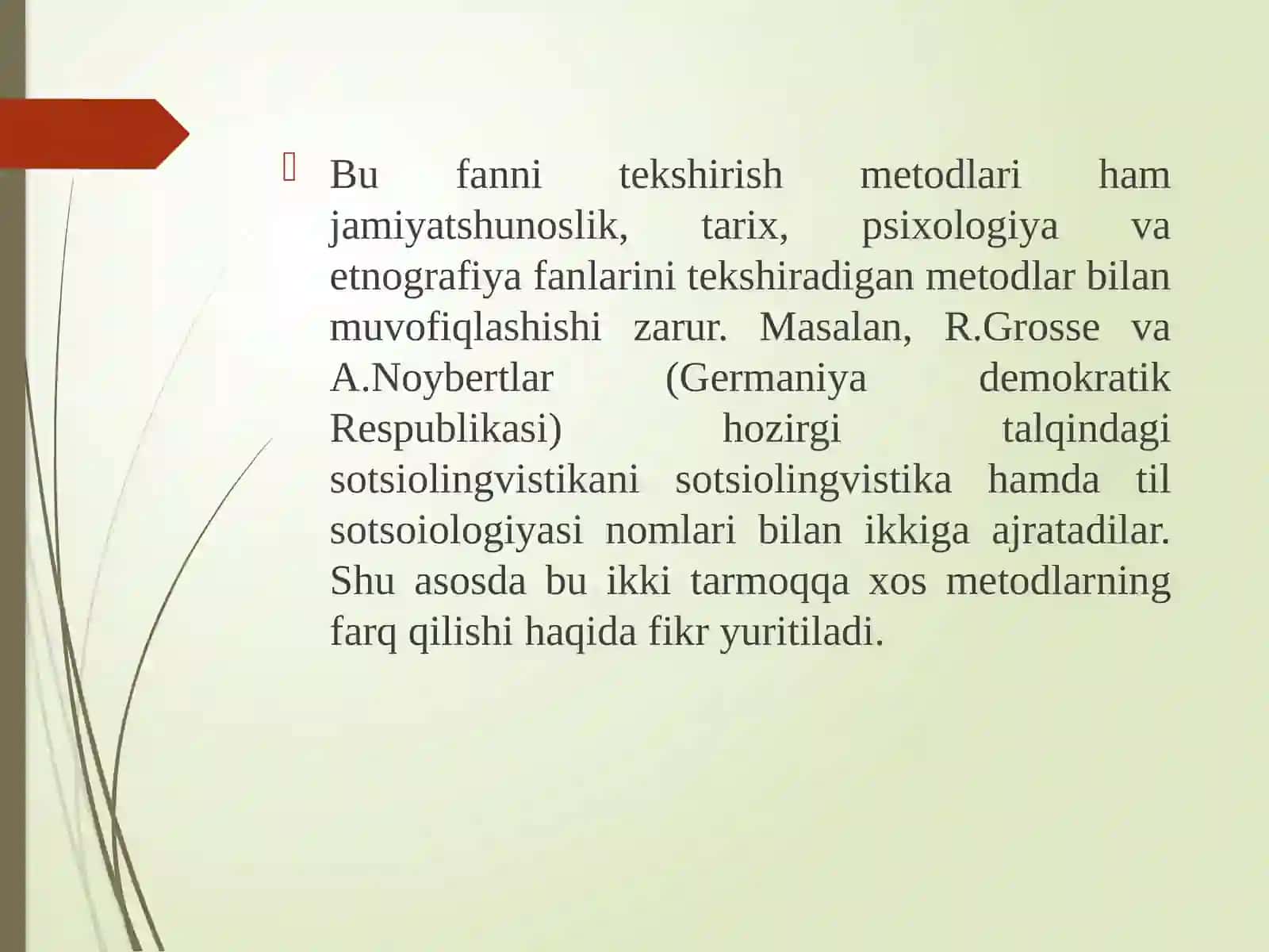 Sotsiolingvistika fanining metodi va metodlari 4