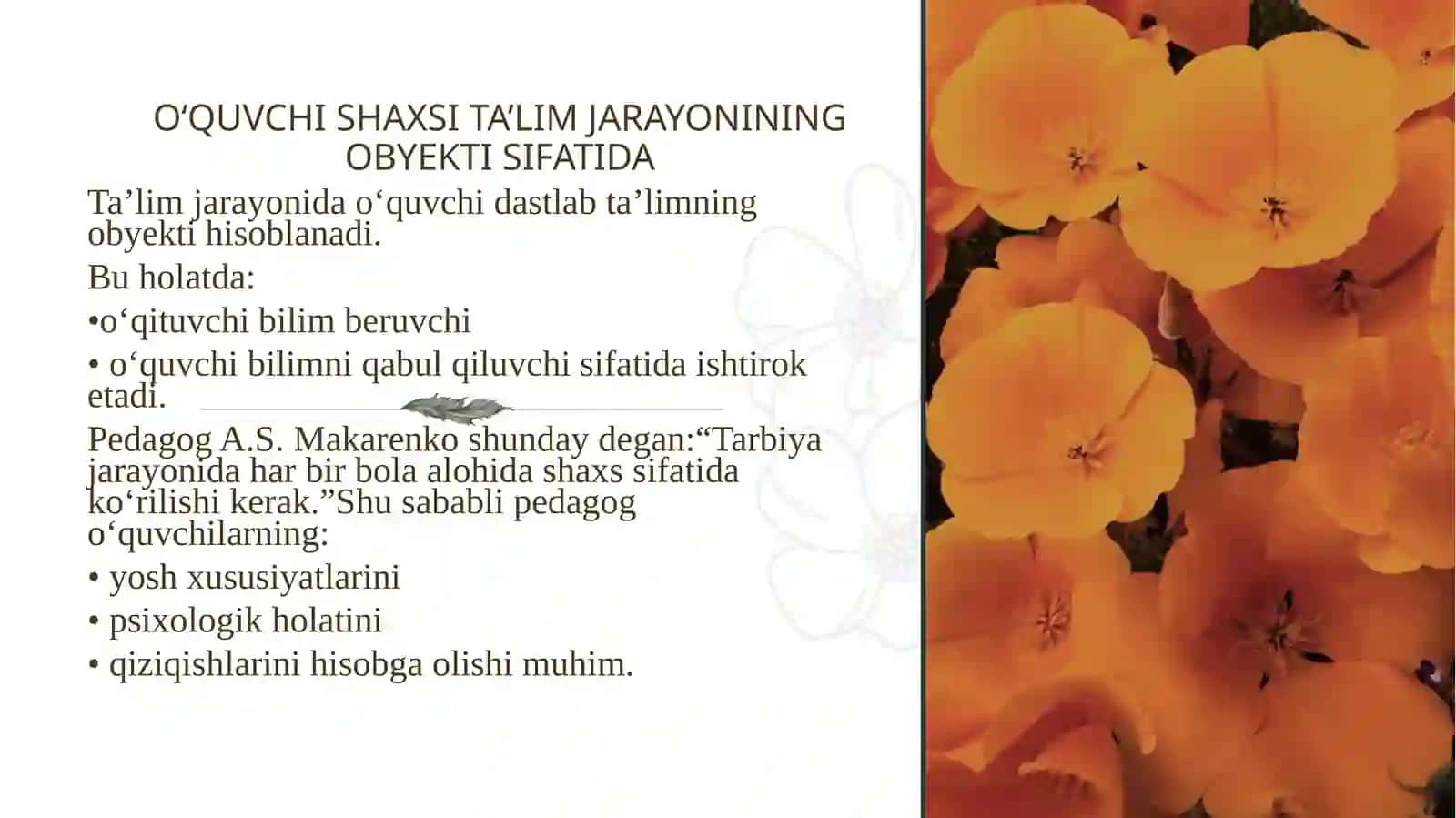 TА’LIM JАRАYONIDА TА’LIM ОLUVCHI SHАХSI 4