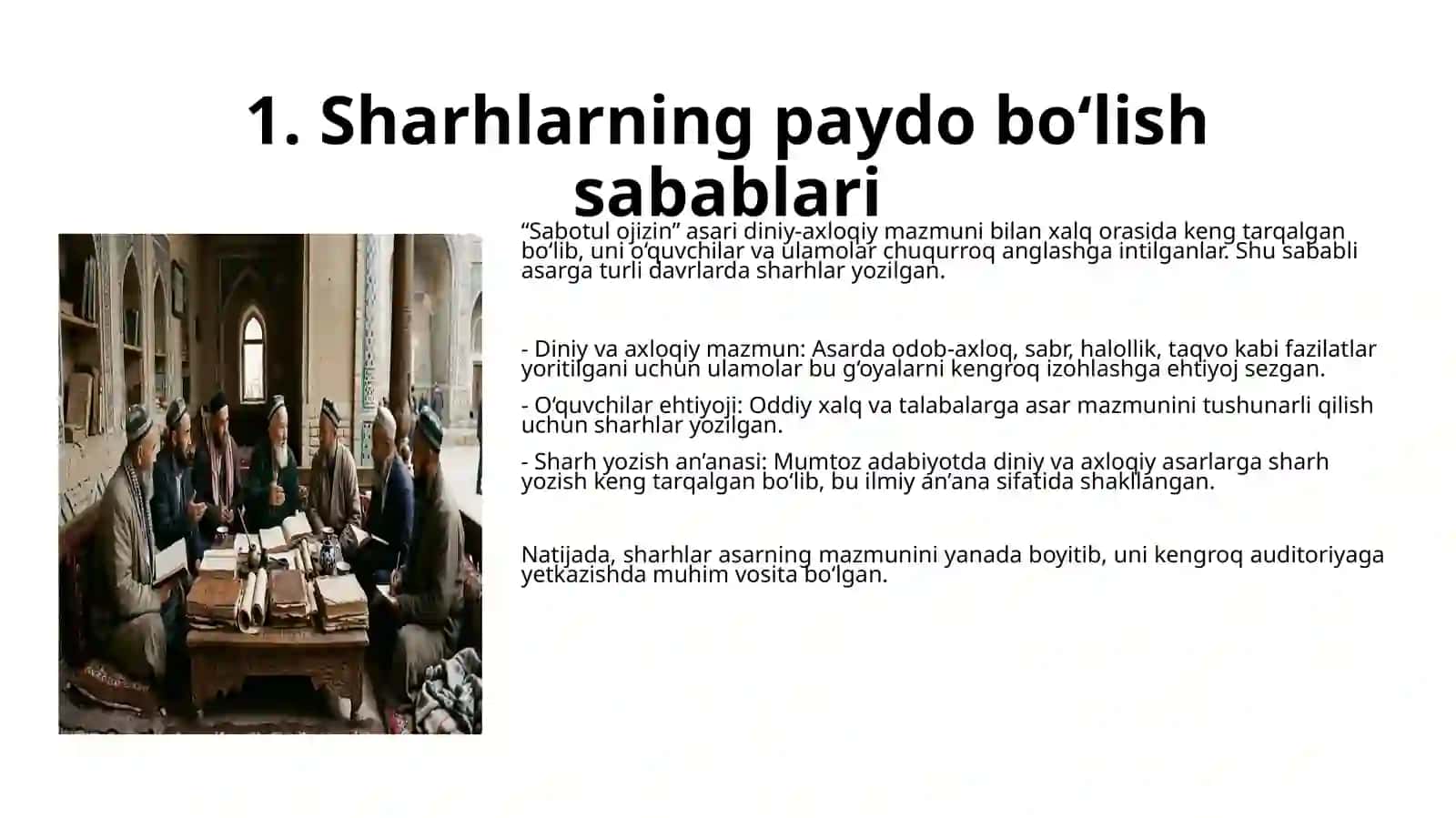"Sabotul ojizin"ga yozilgan sharhlar tahlili 4