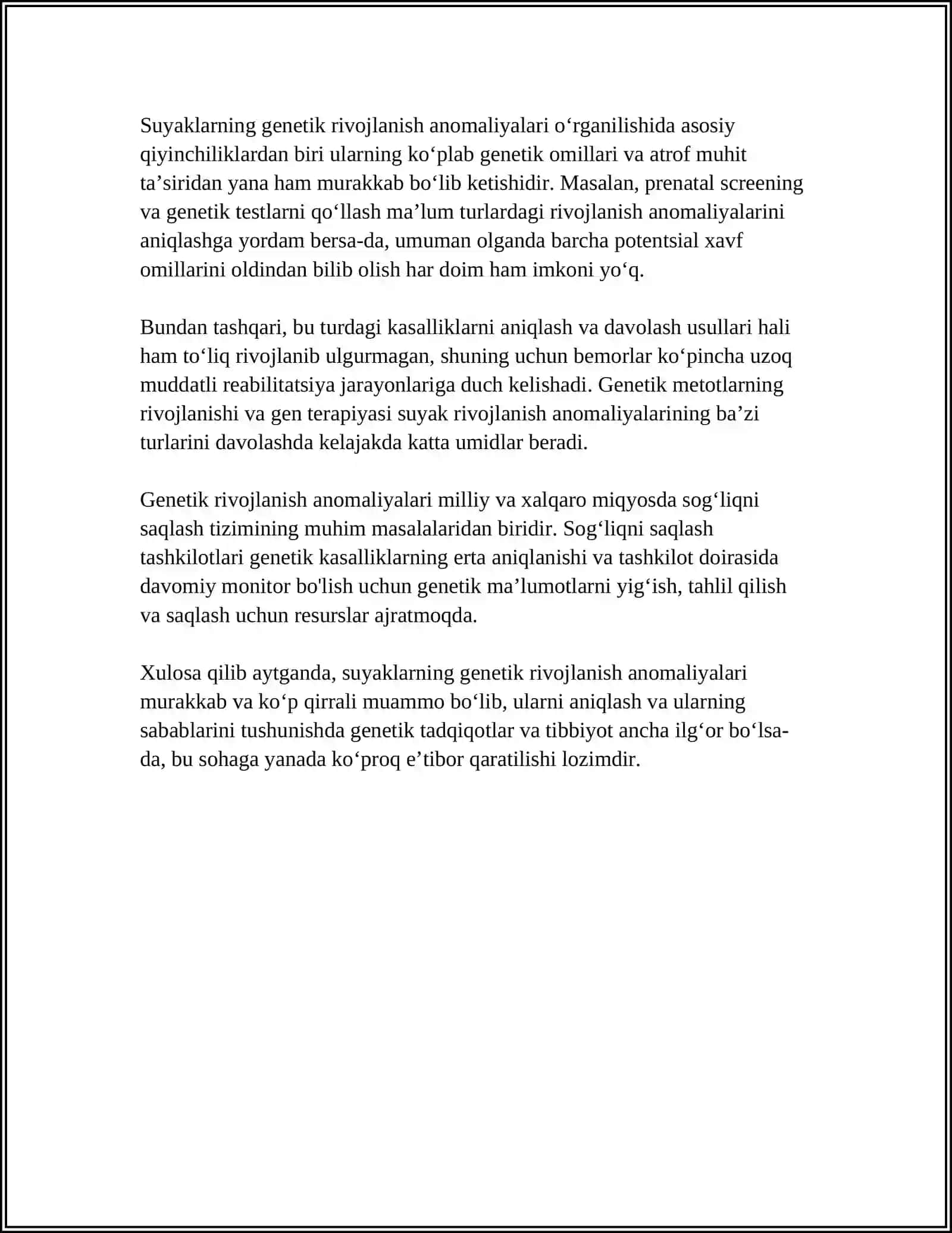 SKELETNING RIVOJLANISH ANOMALIYALARI 4
