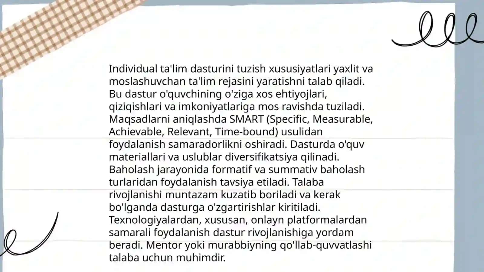 Yordamchi maktablarda o'qitish uslubining qo'llanish xususiyatlari 4