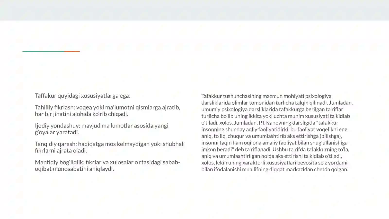 Taffakurni eksprimental usullqr yordamida tadqiq etish 4