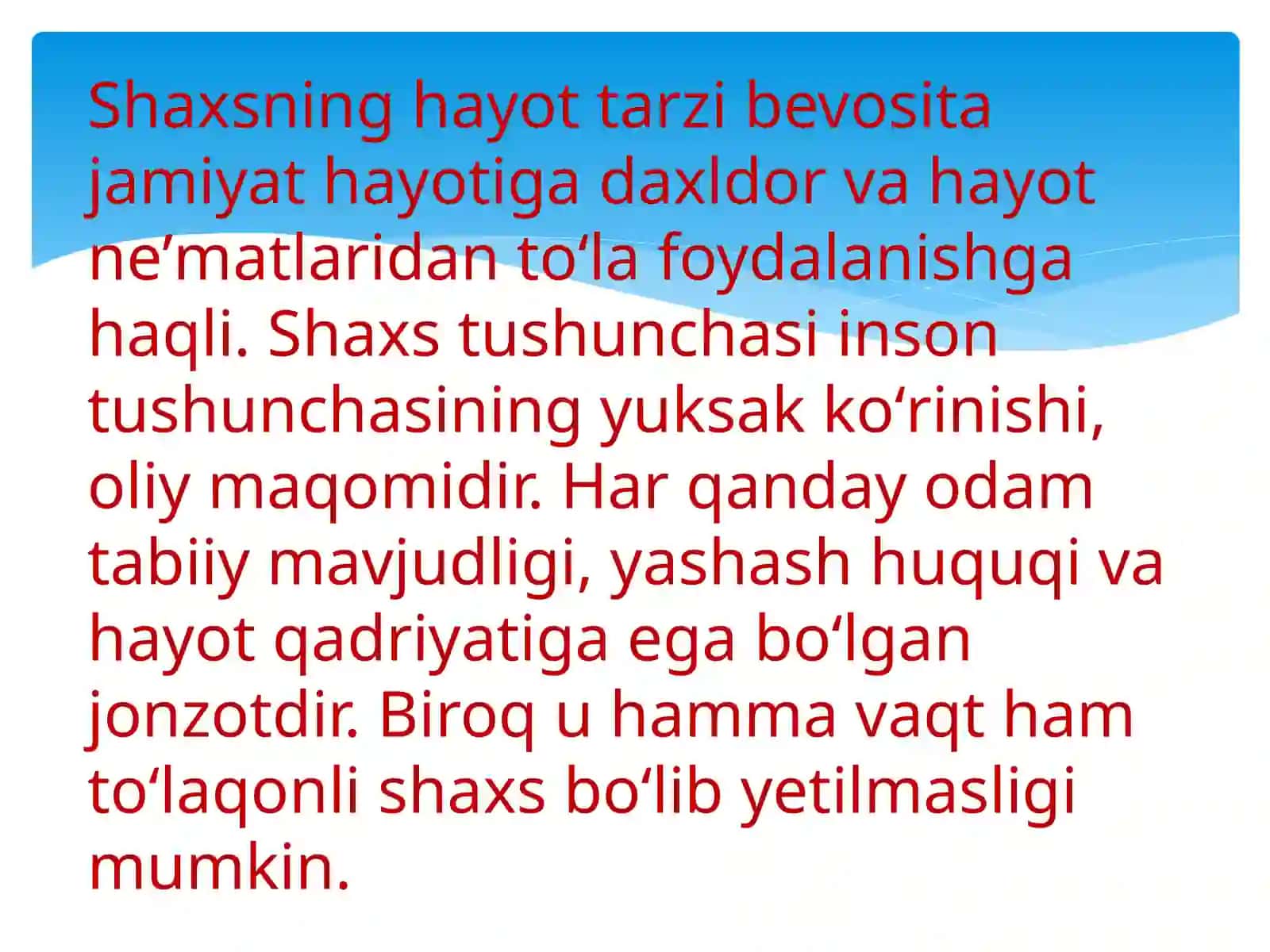 Shaxs Rivojlanishi Haqida Tushuncha 4