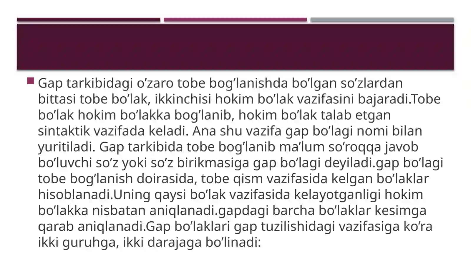 Gap bo'laklari 4