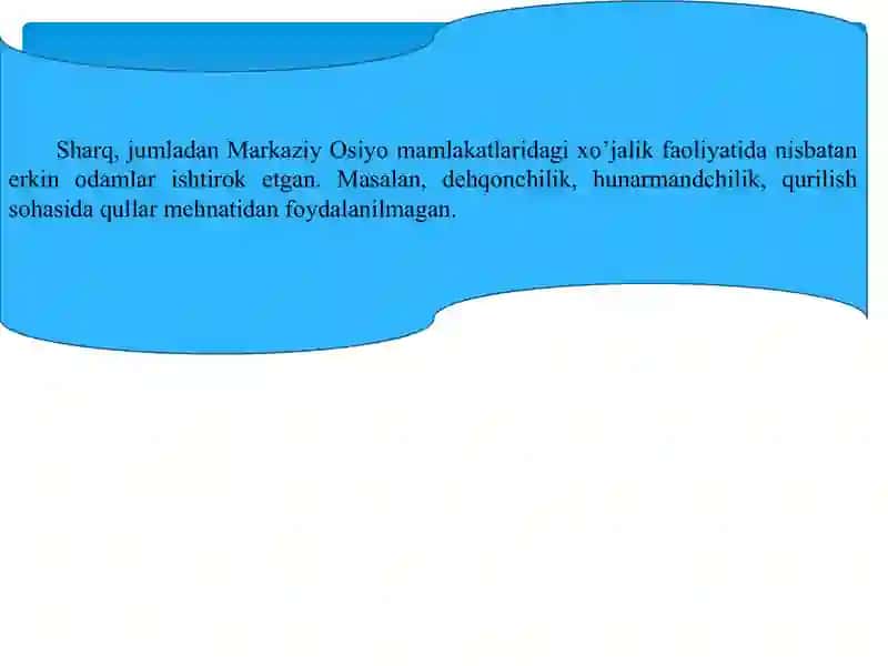 QADIMGI DUNYO VA ANTIK DAVR IQTISODIY G’OYALARI 4