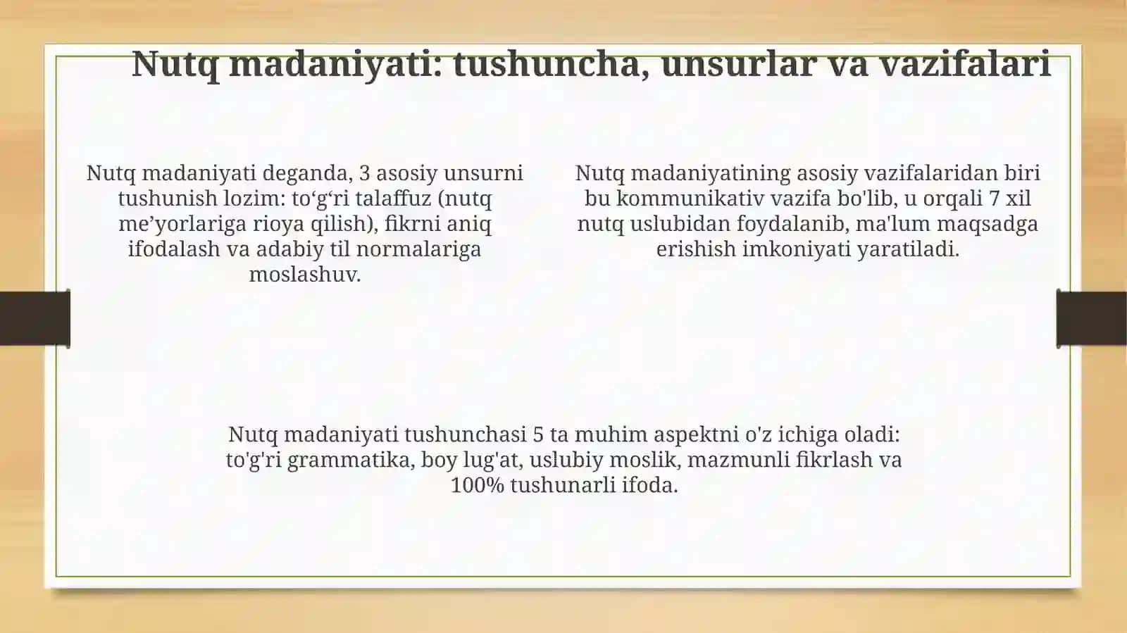 Adabiy meyor va nutq madaniyati 4