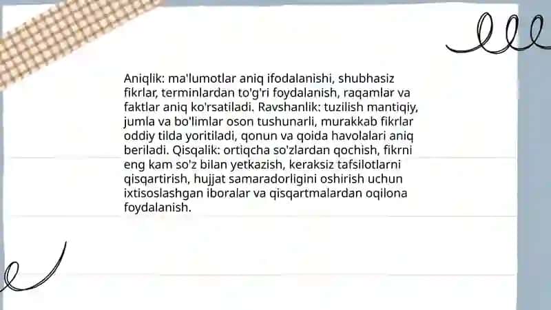 Ish yuritish tili va uslubi 4