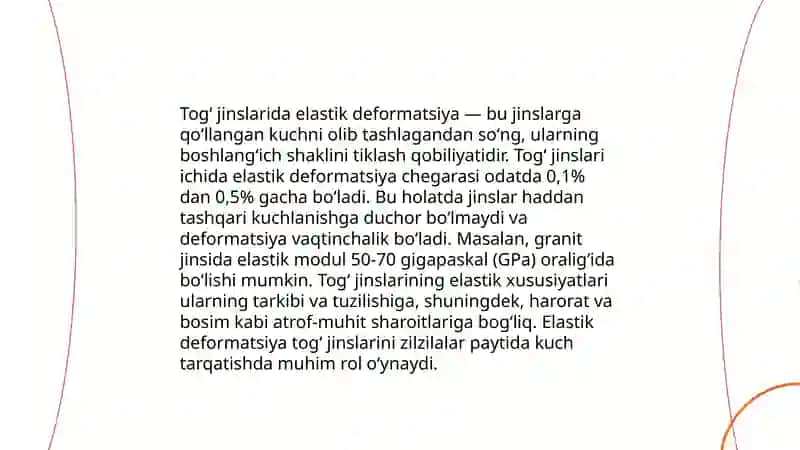 Togʻ jinslarida deformatsiya turlari 4