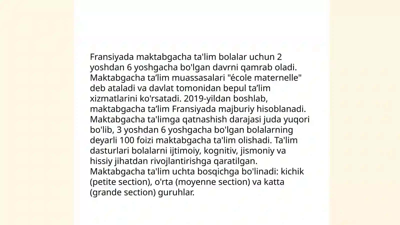 Fransiya ta'lim tizimi 4