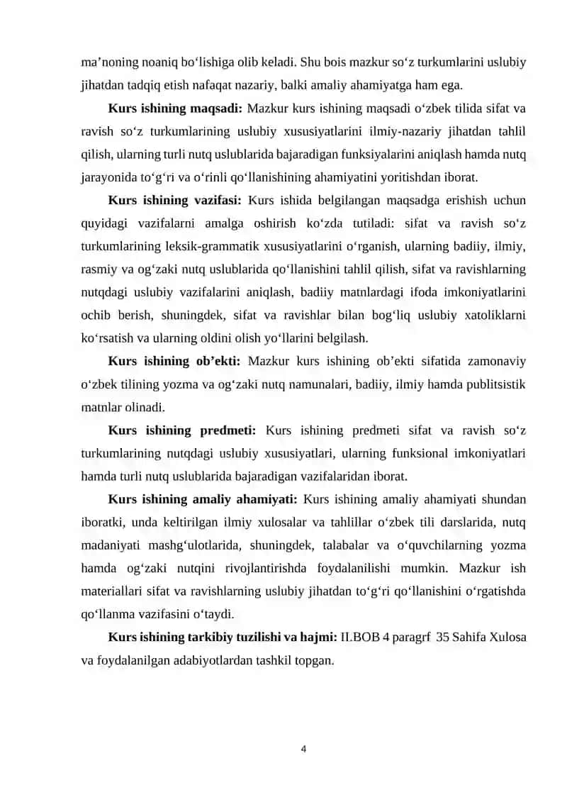 SIFAT VA RAVISHLARNING USLUBIY XUSUSIYATLARI 4