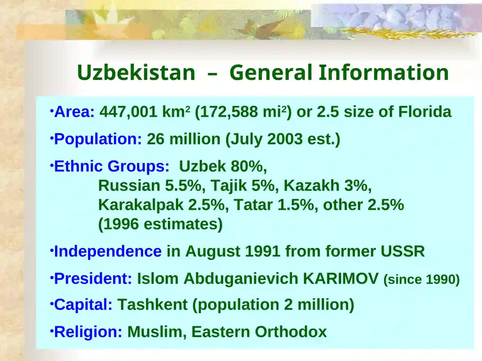 Customs and traditions of Uzbekistan 4