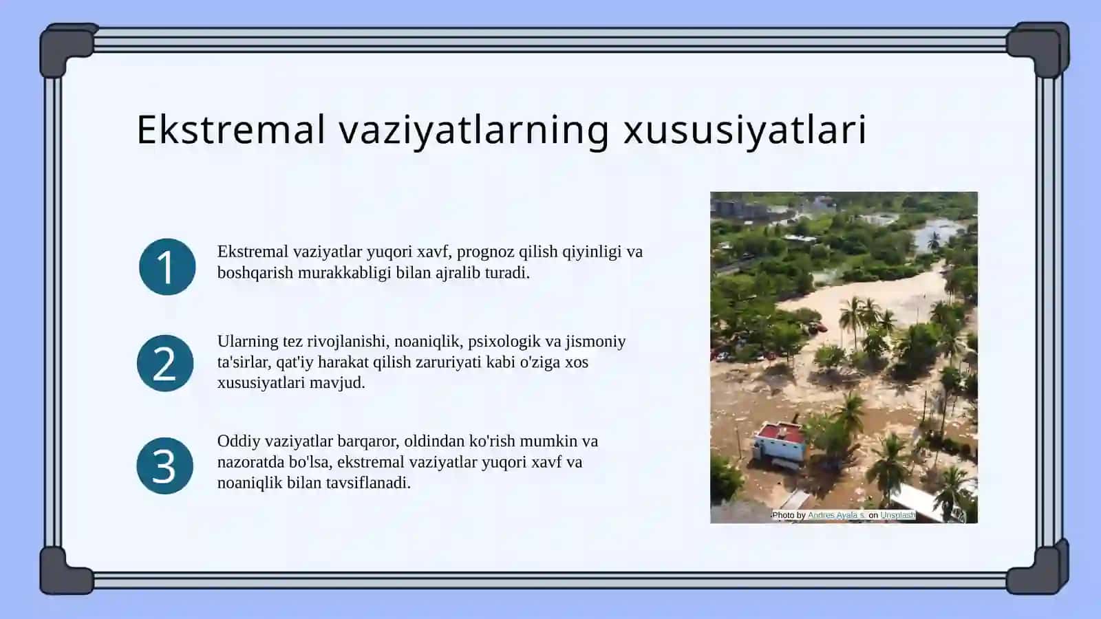 "Ekstremal vaziyat" tushunchasi 4