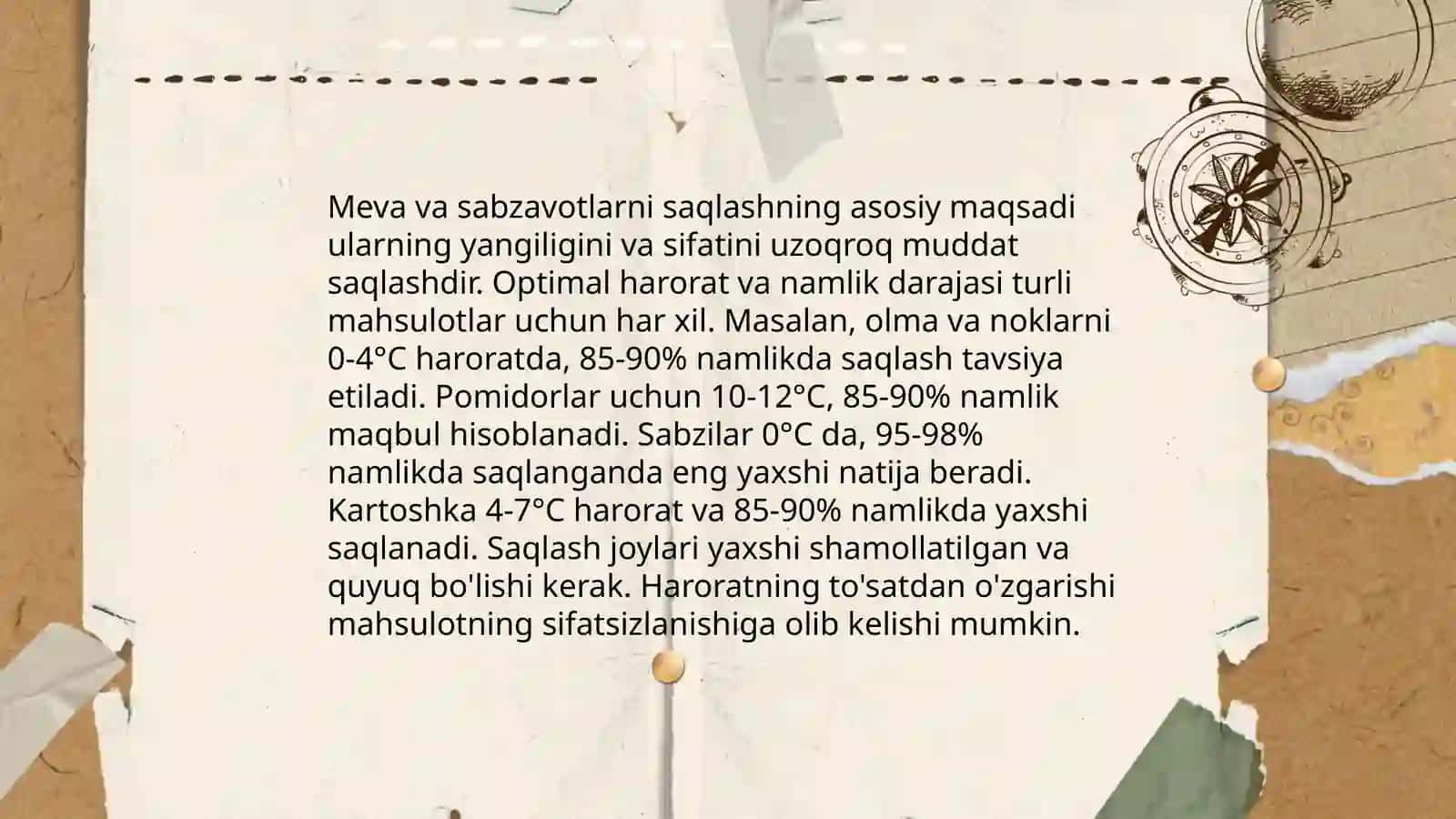 Ombor maydoni hisoblash usullari 4