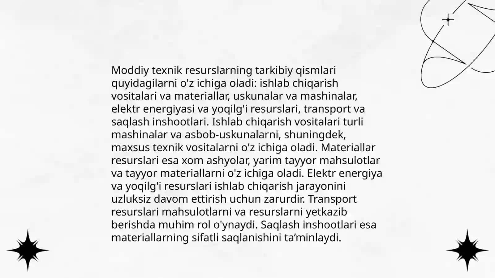 Agrosanoat majmuasida moddiy texnik resurslari 4