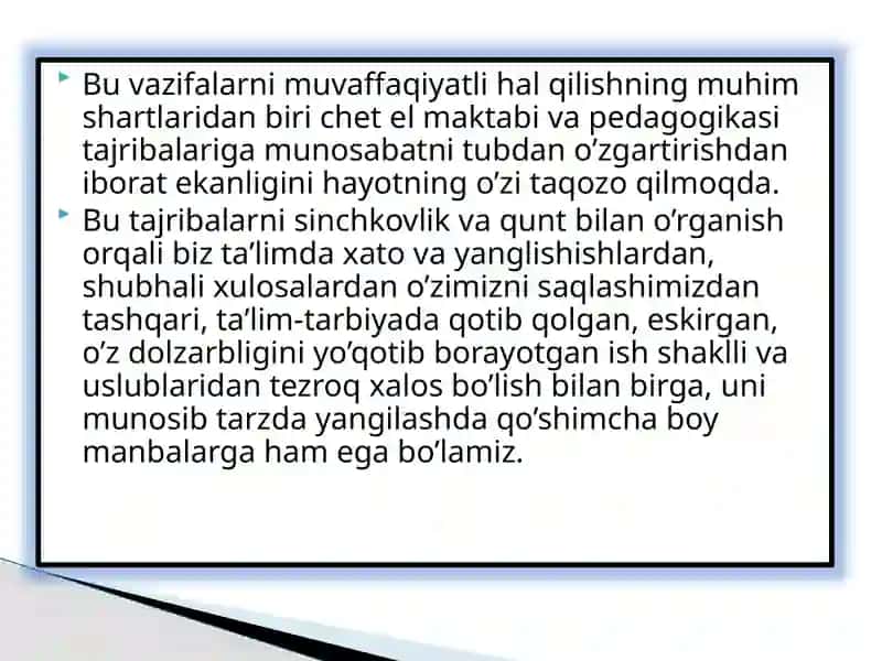 Jahon mamlakatlarida ta’limning integratsiyalash va differensiyalashtirish muammolari 4