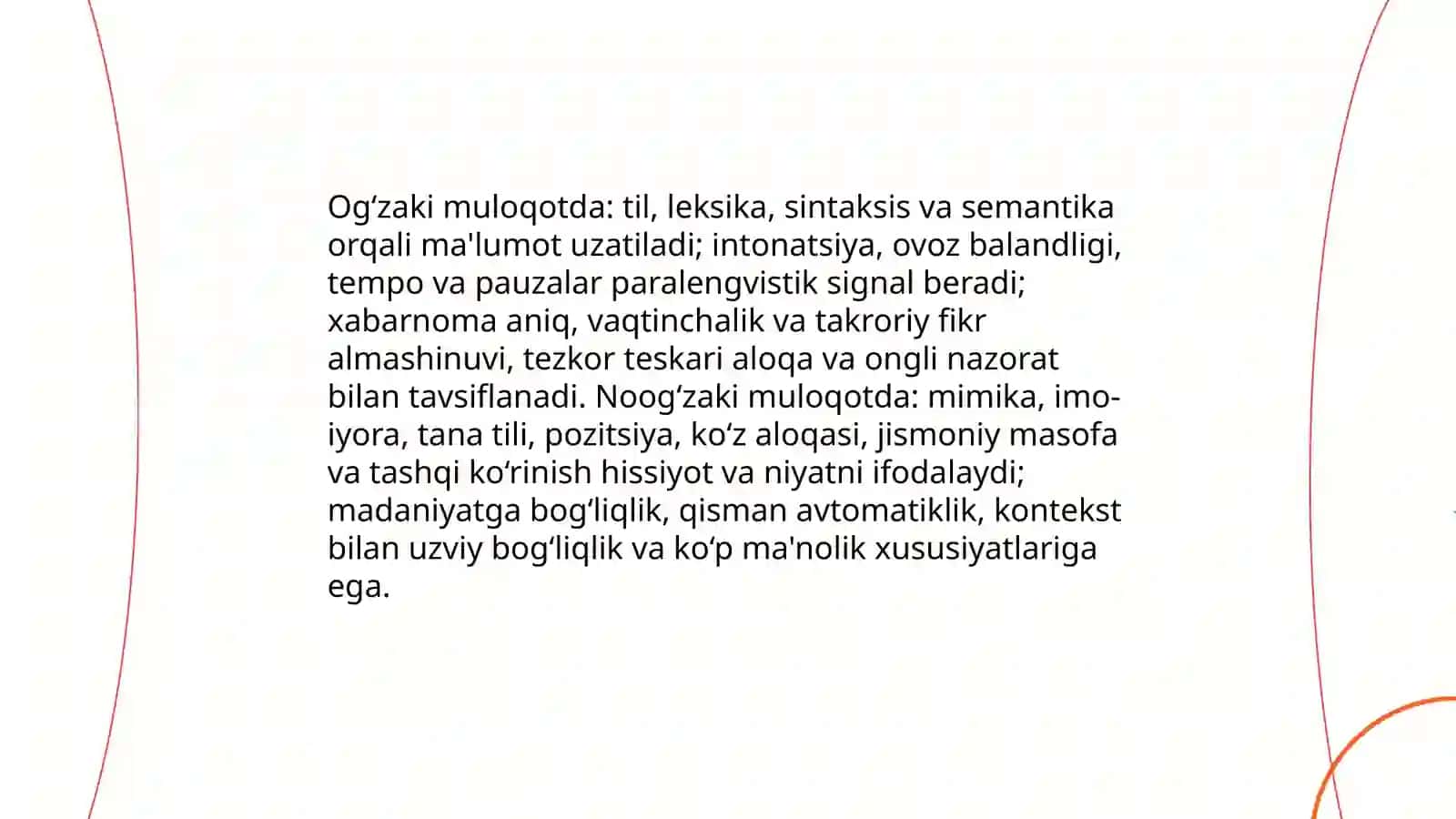 Muloqot va shaxslararo munosabat psixologiyasi 4