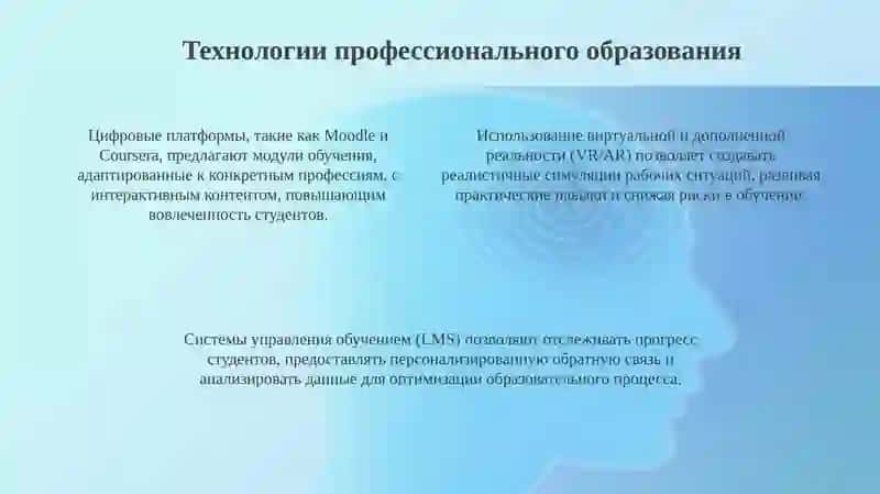 "Содержание профессионального образования" 4