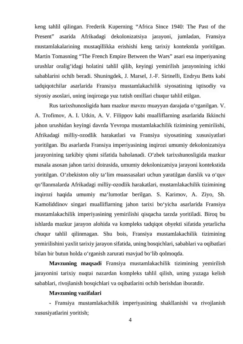 Fransiya Mustamlakachilik Tizimi 4