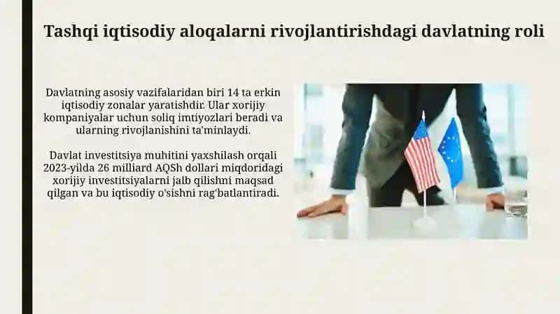 Davlatning tashqi iqtisodiy siyosati 4