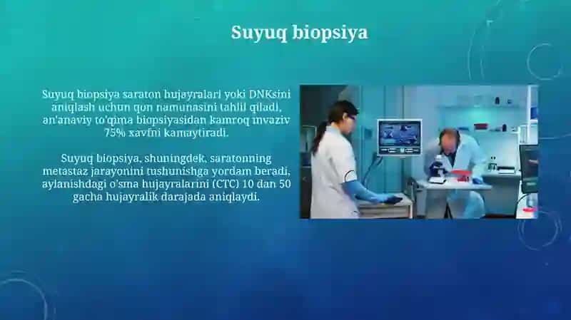 Innovatsion tibbiyotda diagnostika usullari vaularningaxamiyati 4