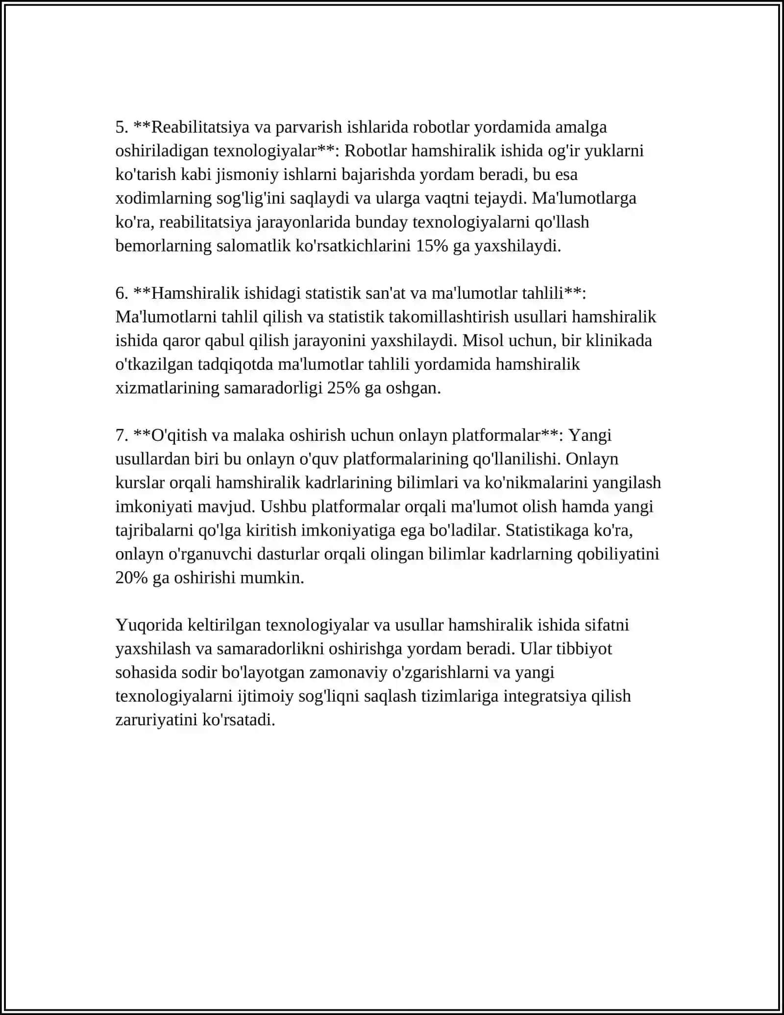 Hamshiralik ishidagi yangi metodlar 4