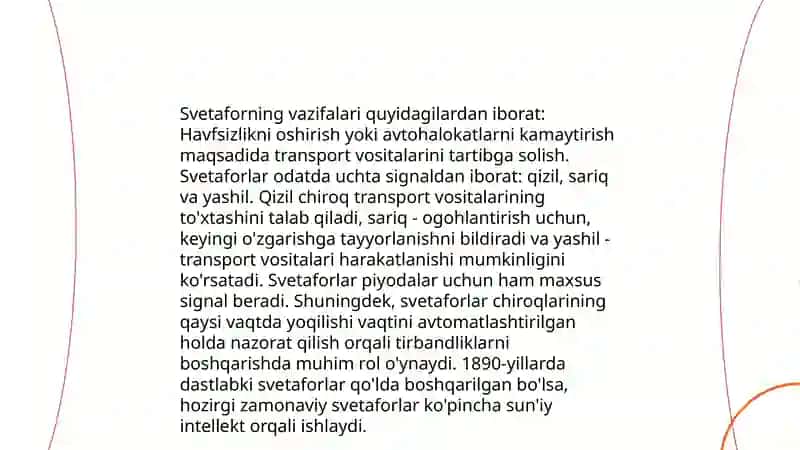 Svetafor yasash 4