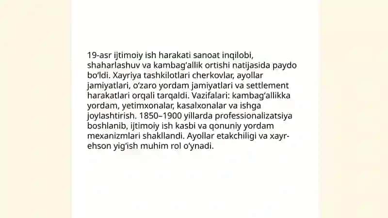Ijtimoiy ish tarixi va xorijiy tajriba 4