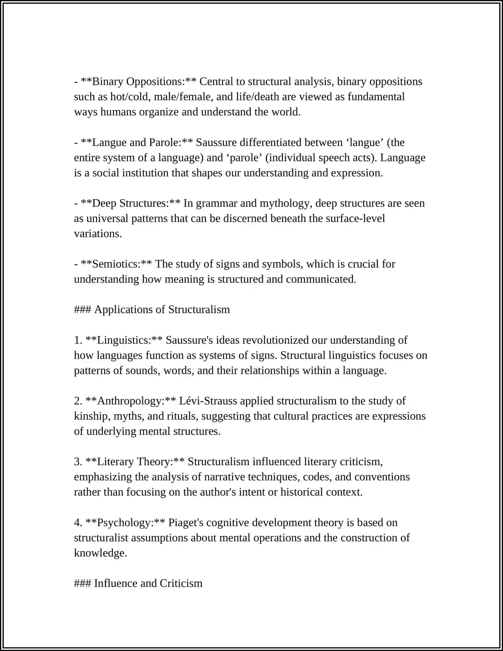 Structuralism 4