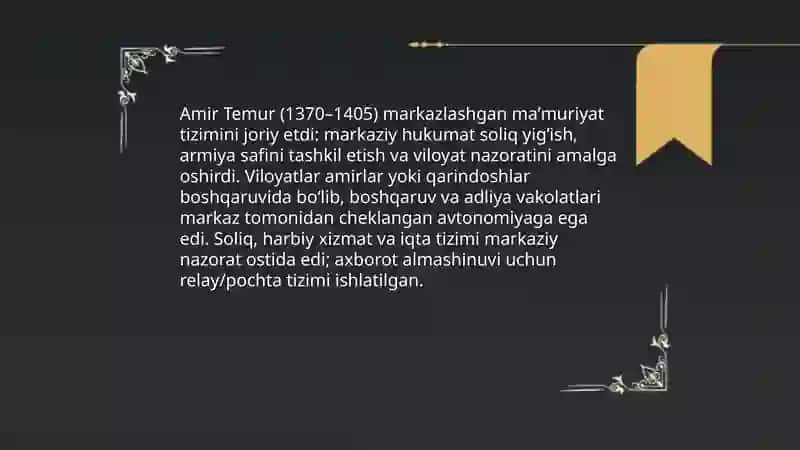 Amir Temur buyuk davlat arbobi 4