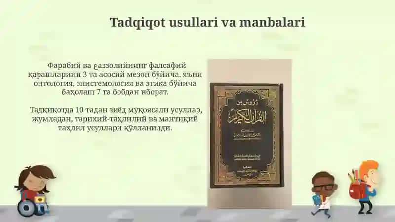Al-Farobiy va Al-G'azaliy Falsafasi 4