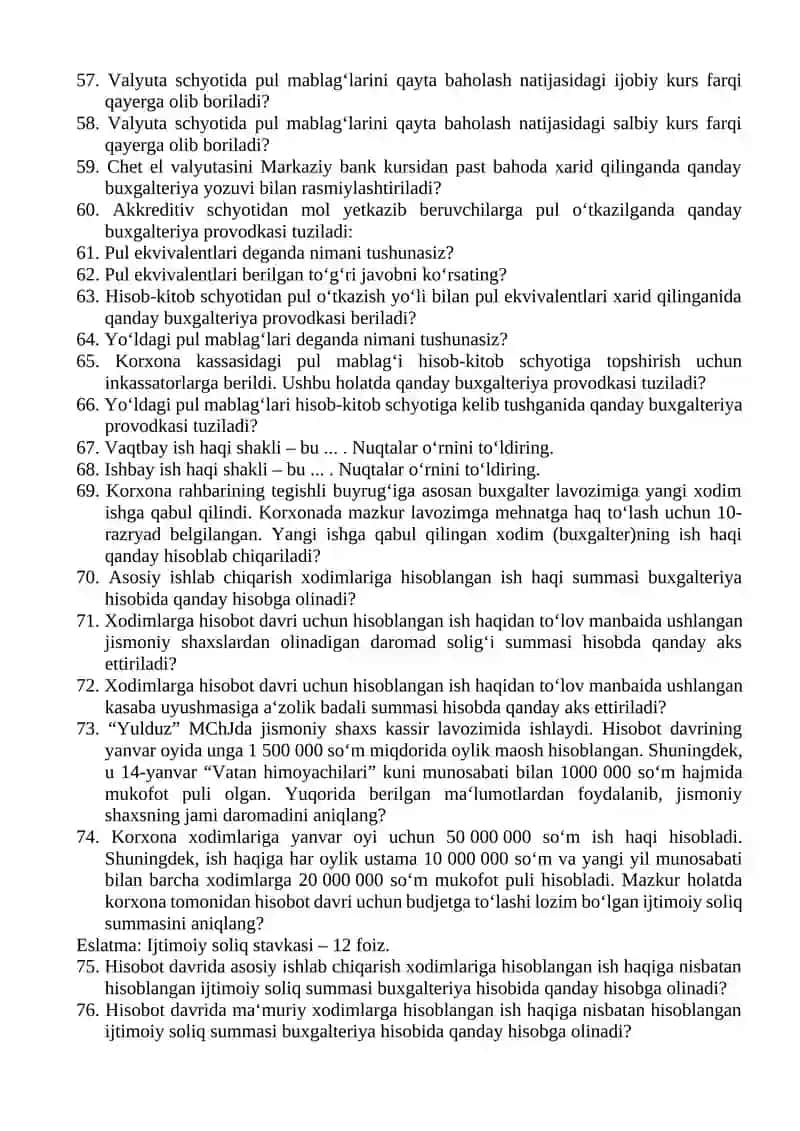 Moliyaviy hisob 2 4