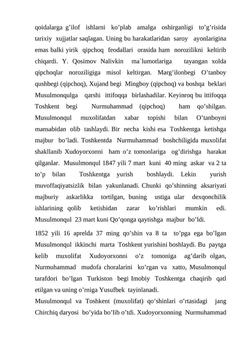 1842-1876  yillarda  Qo’qon  xonligi 4