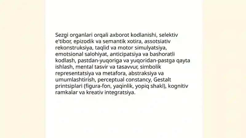 Hayol va idrok 4