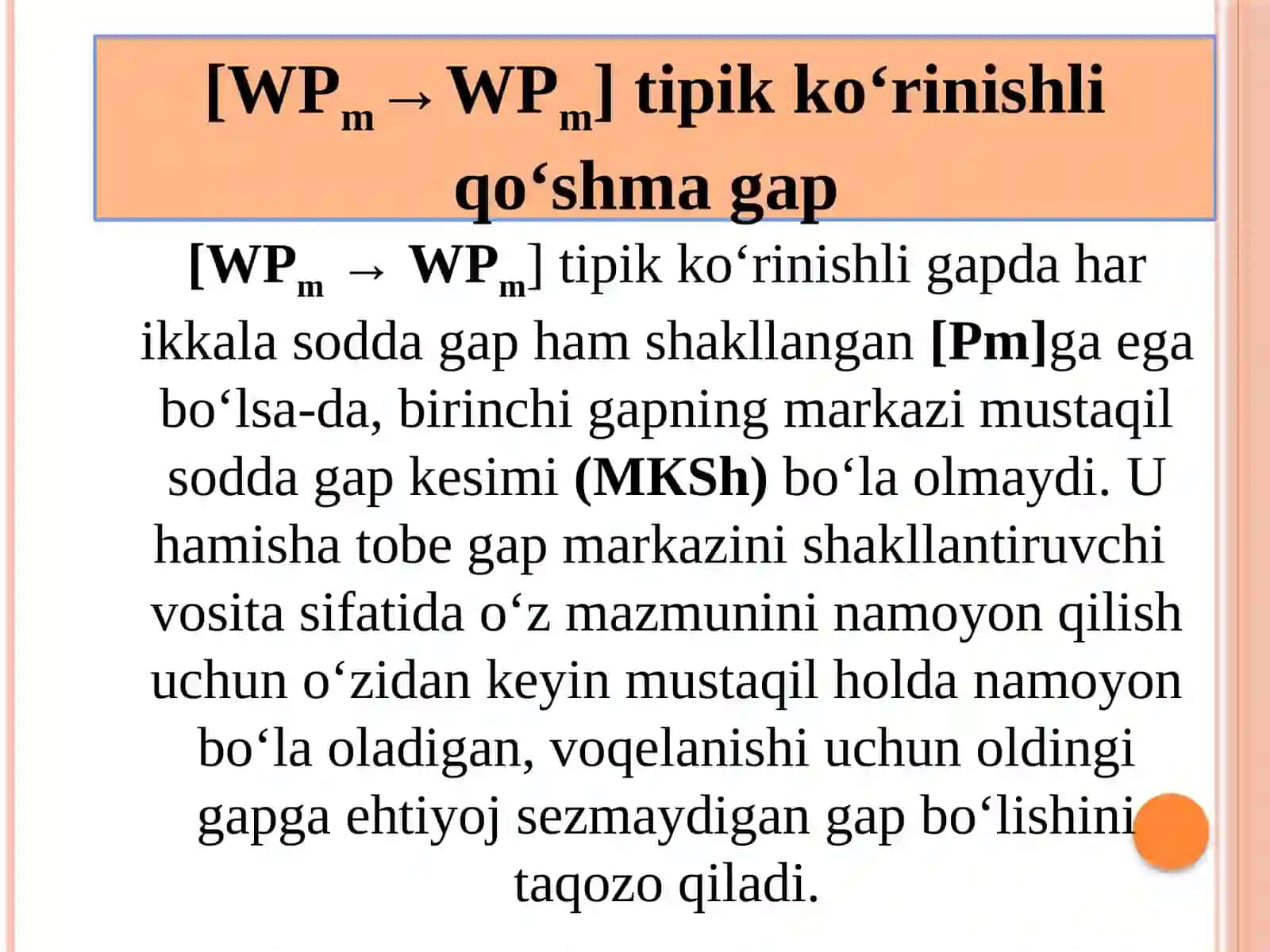 Tobe tarkibli qo’shma gaplar 4