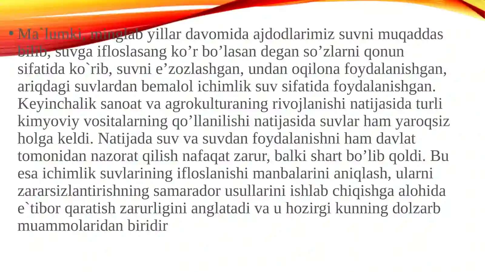 SUVNING IFLOSLANTRISHMANBALARIREJA: SUVNING IFLOSLANISH TURLARI 4