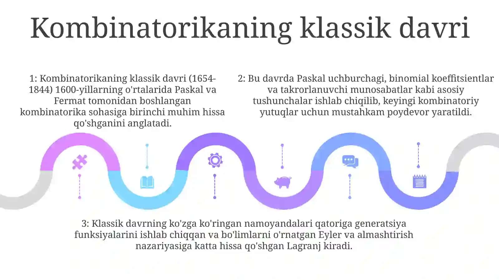 Kombinatorika Fani Rivojlanish Tarixi 4