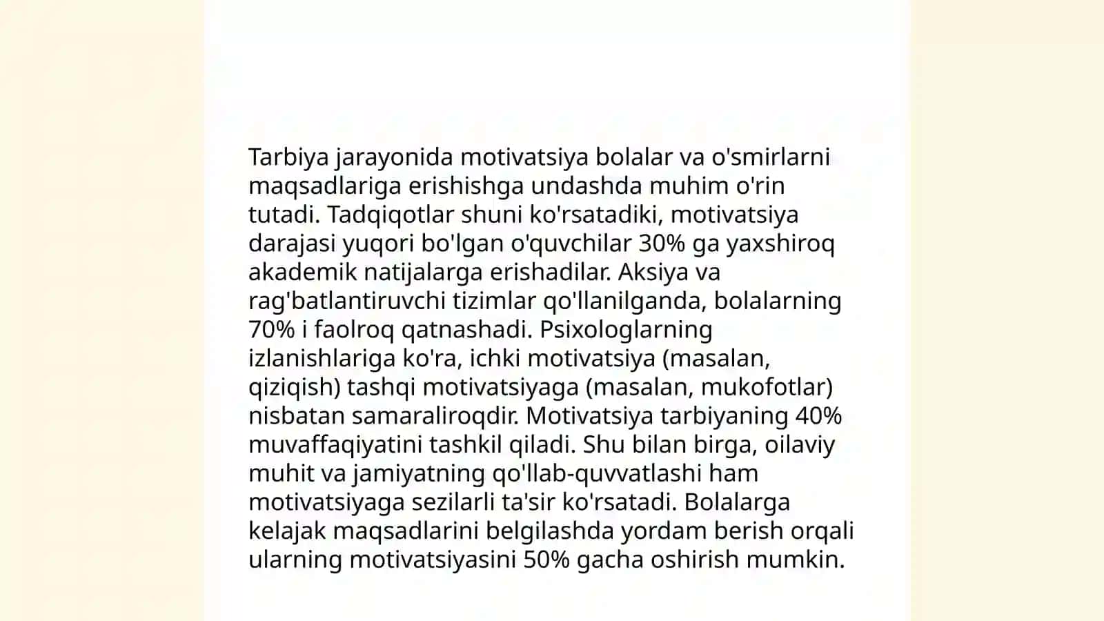Tarbiya nazariyasi va amaliyoti 4