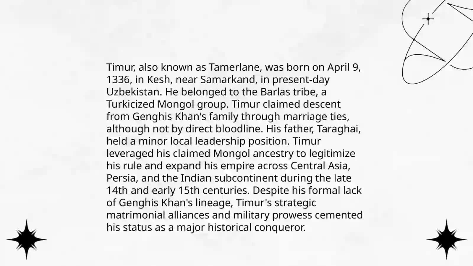 Genealogy of Timurids 4