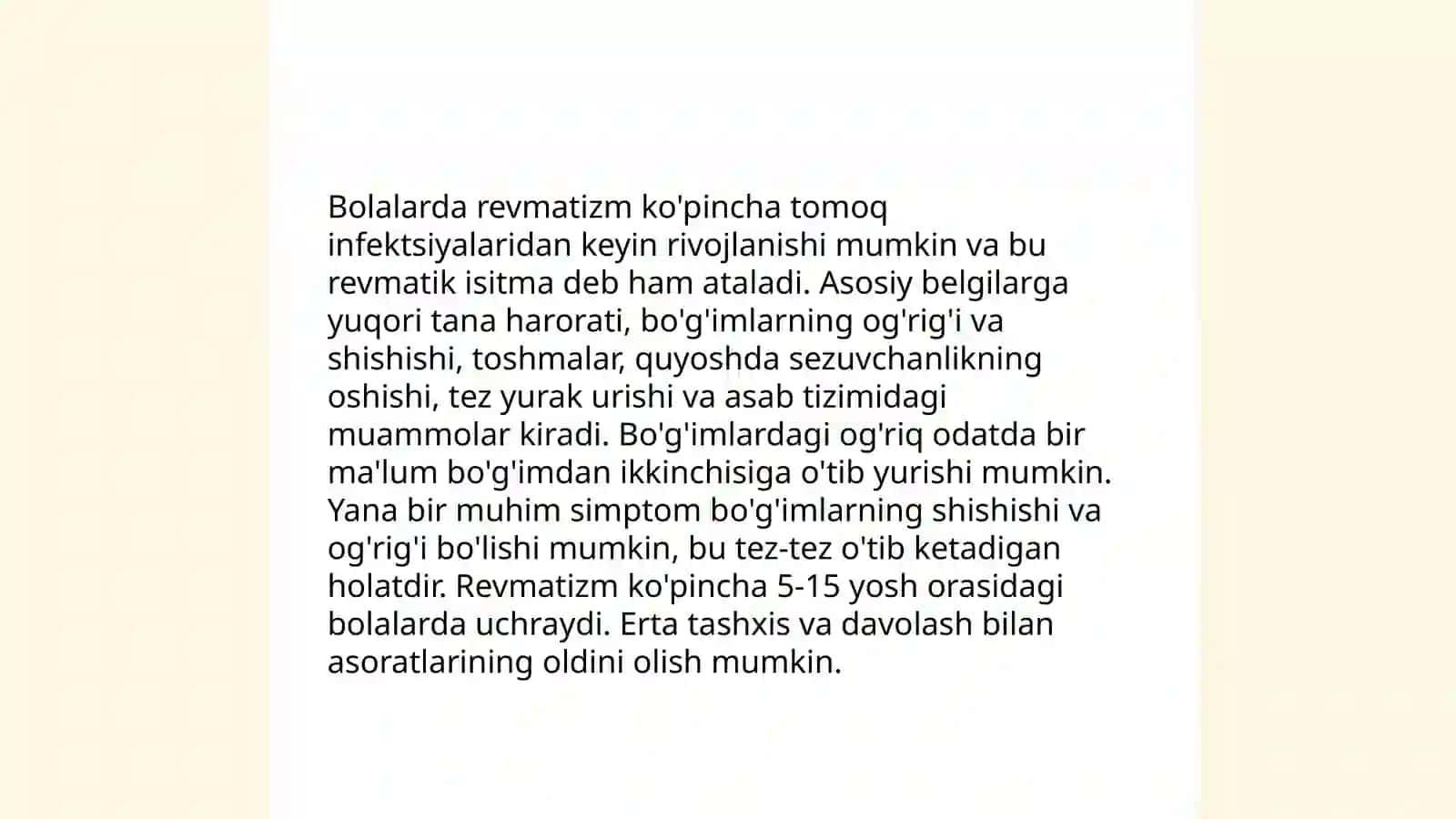 Bolalarda revmatizm kasalligi 4