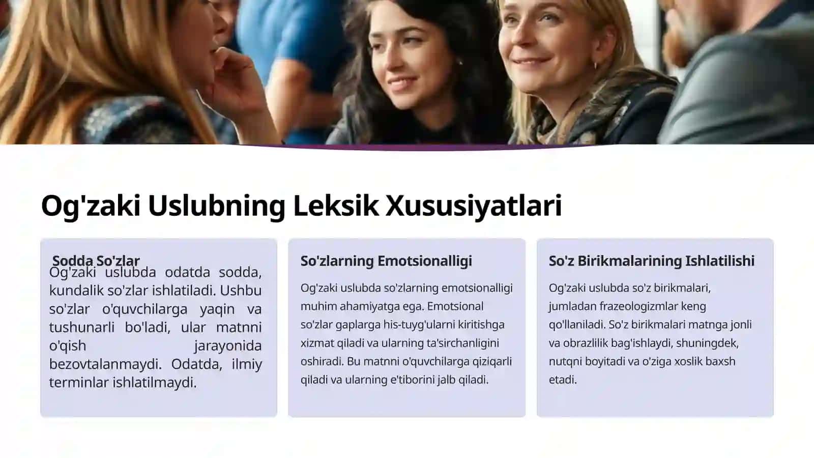 Publitsistik Uslub va Og'zaki Uslublarning Leksik va Grammatik Xususiyatlari 4