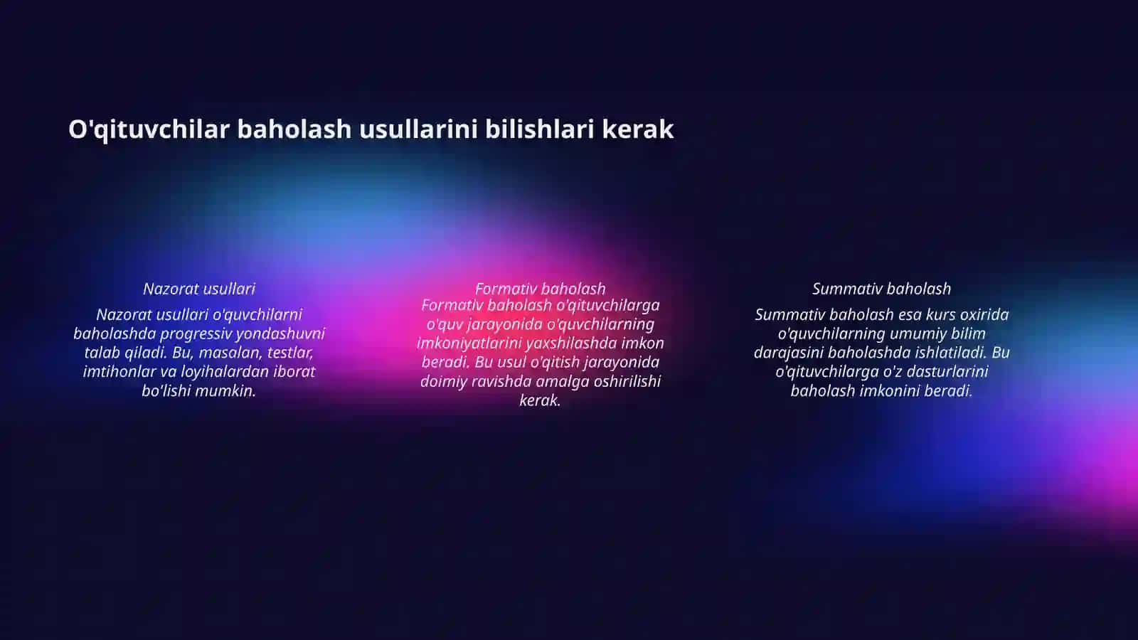 Bilim,ko'nikma va malakalarni tekshirishning vazifalari 4